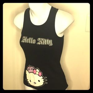 Embellished Hello Kitty Tank Top